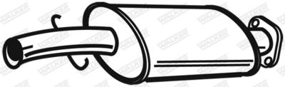 Centre Muffler WALKER 21108