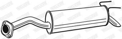 Rear Muffler WALKER 21114