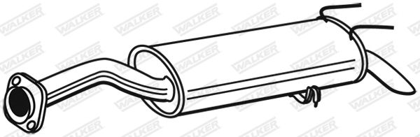 WALKER 21115 Rear Muffler