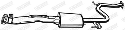 Centre Muffler WALKER 21134