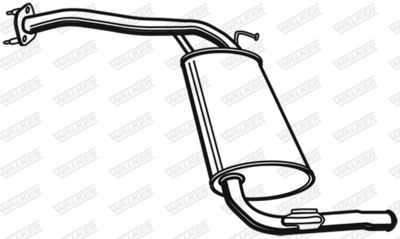 Rear Muffler WALKER 21142