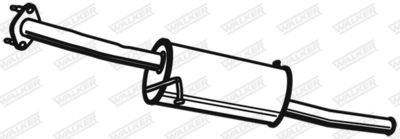 Rear Muffler WALKER 21146