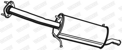 Rear Muffler WALKER 21151