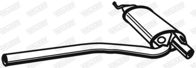 Centre Muffler WALKER 21196