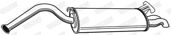 WALKER 21209 Rear Muffler