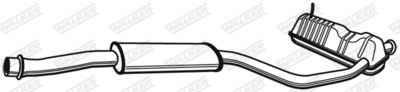 Centre Muffler WALKER 21212