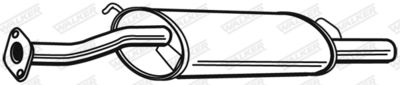 Rear Muffler WALKER 21256