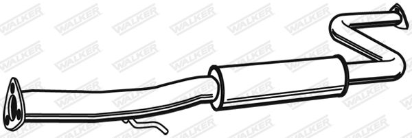 WALKER 21262 Centre Muffler