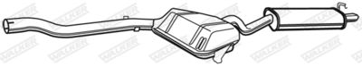 Rear Muffler WALKER 21273