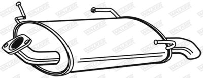 Rear Muffler WALKER 21282