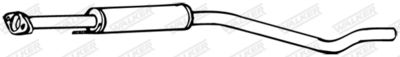 Centre Muffler WALKER 21299