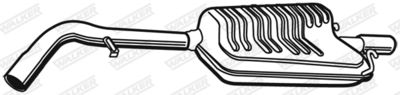 Rear Muffler WALKER 21315