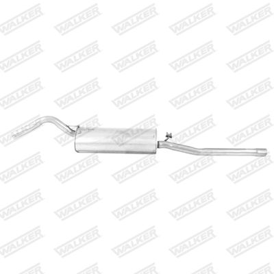Rear Muffler WALKER 21340