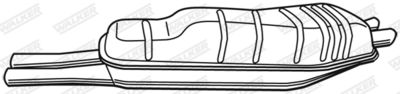 Rear Muffler WALKER 21352