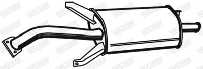 Rear Muffler WALKER 21363