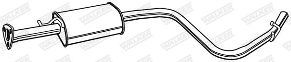 WALKER 21372 Centre Muffler