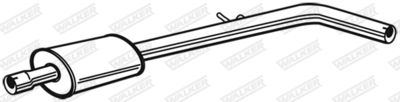 Centre Muffler WALKER 21415