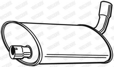 Centre Muffler WALKER 21417
