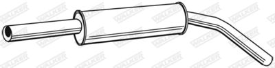 Centre Muffler WALKER 21423