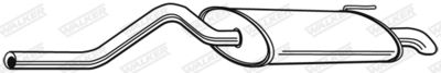Rear Muffler WALKER 21431