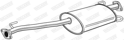Centre Muffler WALKER 21456