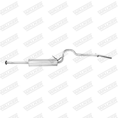 Rear Muffler WALKER 21472