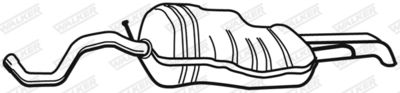 Rear Muffler WALKER 21477