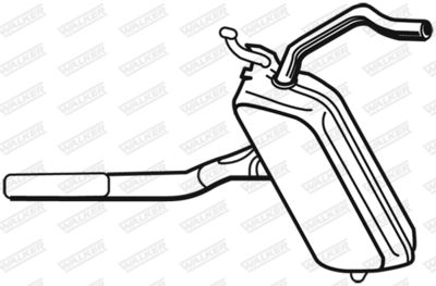 Centre Muffler WALKER 21479