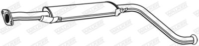 Centre Muffler WALKER 21483