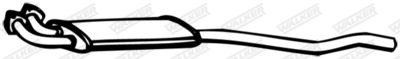 Centre Muffler WALKER 21489