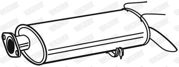 WALKER 21508 Rear Muffler