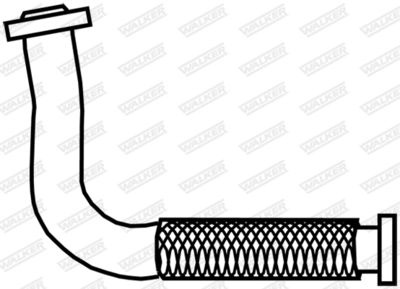 Exhaust Pipe WALKER 21542