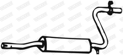 Centre Muffler WALKER 21613