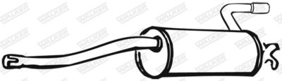 Rear Muffler WALKER 21614