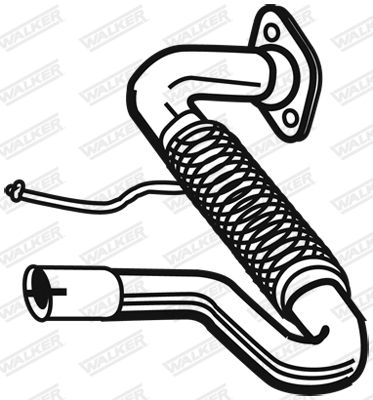 Exhaust Pipe WALKER 21701
