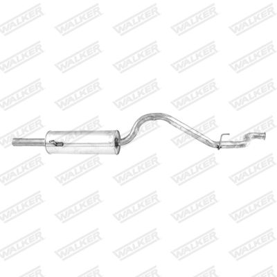 Rear Muffler WALKER 21716