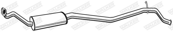 WALKER 21742 Front Muffler