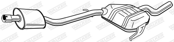 WALKER 21843 Centre Muffler