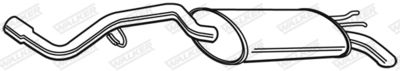 Rear Muffler WALKER 21860