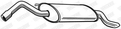 Rear Muffler WALKER 21889