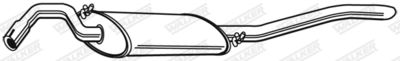 Rear Muffler WALKER 21906