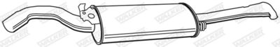 Rear Muffler WALKER 21907