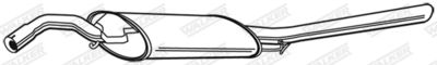 Rear Muffler WALKER 21939
