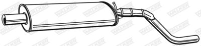 Rear Muffler WALKER 21995