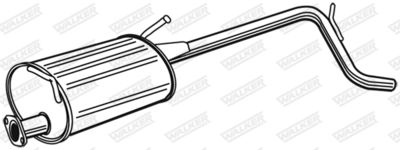 Centre Muffler WALKER 22009
