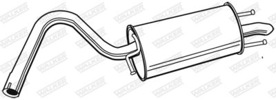 Rear Muffler WALKER 22014