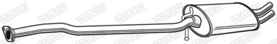 Centre Muffler WALKER 22027