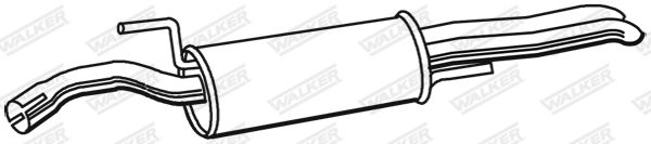 WALKER 22056 Rear Muffler