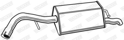 Rear Muffler WALKER 22078