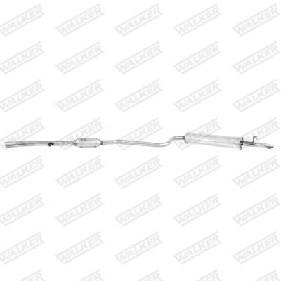 Rear Muffler WALKER 22085